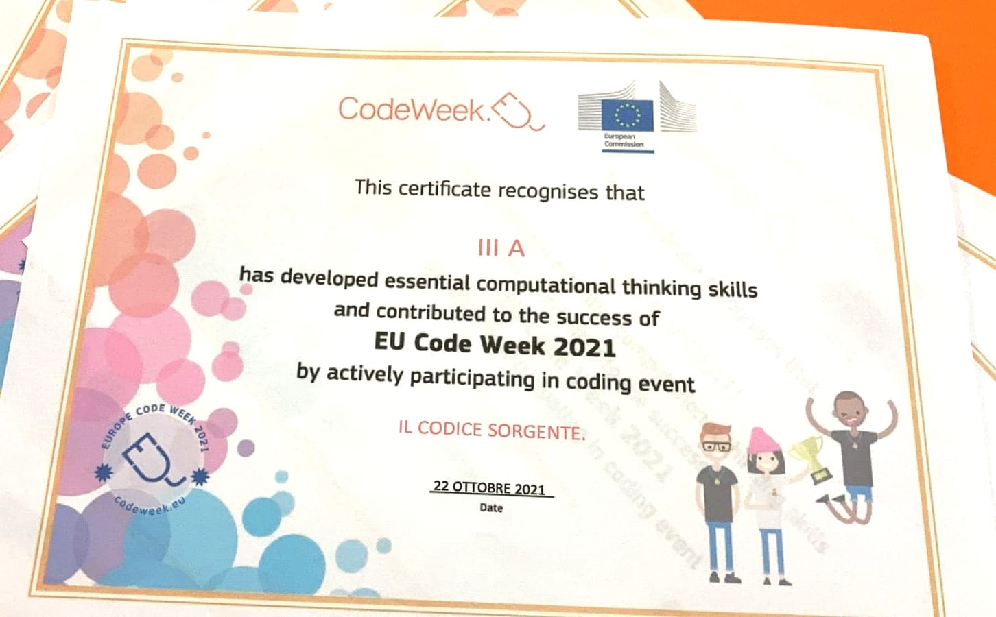 Europe Code Week Europe Code Week – Istituto Asisium